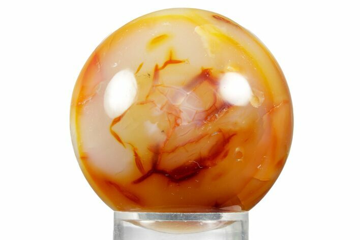 Colorful Carnelian Agate Sphere - Madagascar #361604